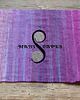 szale damskie UNIKAT szal dziergany (jak tkany) "Pink & Violet" 1