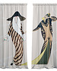 zasłony Zasłony artystyczne zaciemniające 2 szt Single Ladies - CUSTOM 1