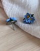 komplet biżuterii Komplekt z niezapominajkami. Handmade Polska.polimerowa wersja dla kobiet 6