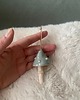 dekoracje świąteczne Grzybek ceramiczny zawieszka 2