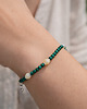 bransoletki z kamieni naturalnych Bransoletka RÓWNOWAGA z malachitu i bursztynu 2