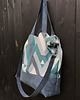 torby XXL Torba hobo XXL - geometryczna 3