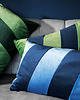 poduszki gładkie Stripes zielono granatowa poduszka 50x30 2