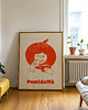 grafiki i ilustracje Pomidaffe  plakat retro dla miłośników kawy i pomidorów 1