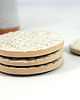 podkładki do kuchni Ceramiczne podkładki + podstawka na świeczkę - bąbelki 6