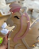 lampy do pokoju dziecka Lampka z drewna Konik Jagoda NINKI WOOD 5