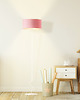 lampy do pokoju dziecka Minimalistyczna lampa stojąca dla dzieci z tkaninowym abażurem JERSEY 1