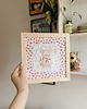 obrazy i plakaty do pokoju dziecięcego Miś w stylu retro, ręcznie malowana ilustracja do pokoju dziecka. 1