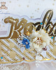 kartki scrapbooking Kartka napis dla Babci "Kochanej Babci" GOTOWY 1