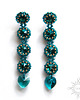 kolczyki swarovski Blue Zircon, kolczyki z kryształami Swarovskiego 1