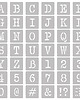 tapety i naklejki ścienne Szablon malarski  // 100 mm  // Typewriter Wielkie 2