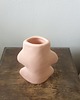 wazony Wazon  rzeźba Fluxo różowy mały  ceramika wys 14 cm 2