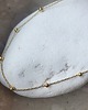 złote naszyjniki Złoty choker z kulkami  - naszyjnik srebro złocone 24K 1