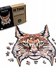 puzzle dla dzieci Puzzle drewniane RYŚ DISCREET LYNX A3 2
