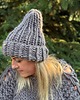 czapki damskie Beanie handmade 4