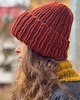 czapki damskie Zimowa czapka z wełny peruwiańskiej Lumi rdzawy brąz 1
