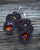 kolczyki soutache Czekoladowe kolczyki soutache 4
