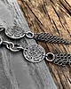 kolczyki wire wrapping Długie kolczyki boho inspirowane sztuką Meksyku 2