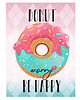 obrazy i plakaty do pokoju dziecięcego Plakat Choose a happy life 3