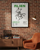 plakaty PLAKAT Alien retro poster dekoracja lata 80te prezent kosmita 3