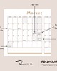 kalendarze i plannery Planer szkolny 2026/2027 ścienny z naklejkami - 71x124 cm 2