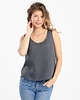 topy damskie Lniany top WILLOW charcoal 1