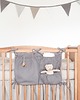 akcesoria do łóżeczek Lniany organizer na łóżeczko - true gray 2