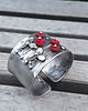 bransoletki wire wrapping Małe maki - bransoletka regulowana 2