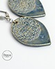 kolczyki ceramiczne Orient denim- ceramiczne kolczyki 2