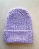 czapki damskie Wiosenna czapka Dimma z alpaki i merynosa liliowa 1