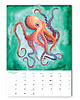 kalendarze i plannery Kalendarz 2026 - Morski Świat, idealny prezent dla miłośników natury 5