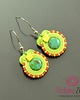 kolczyki soutache Kolorowe kolczyki sutasz - Lilly3 4
