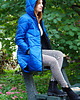 kurtki damskie Kurtka puchowa Alaska Look niebieska 3