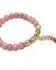 bransoletki z kamieni naturalnych Troki /antique pink/ - bransoletka 2