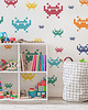 naklejki ścienne do pokoju dziecka SZABLONY MALARSKIE WIELOKROTNE 5 szt. // SPACE INVADERS #2 1