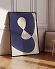 plakaty Plakat Violet abstract no.2 2