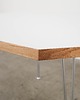 stoły Stół biały, duński design, lata 80, produkcja: Dania 4