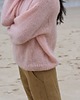 swetry damskie  Sweter Simple mohair reglan brzoskwiniowy 9