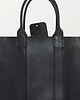 torby na ramię LARGE TOTE BAG black natural leather / DUŻA TORBA TOTE czarna 8