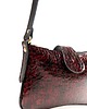 torby na ramię Torebka skórzana na ramię - kroko bordo (6385) 3