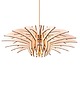 lampy wiszące Drewniana lampa do kuchni w stylu skandynawskim 1