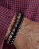 biżuteria męska Męska bransoletka - zodiakalny amulet z czarnym turmalinem 3
