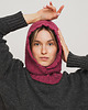 czapki damskie Balaclava DOLORES - malinowa / różowa - Handmade - Merino, alpaka, jedwab 1