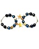 kolczyki - inne Alloys Collection /navy blue star/  - kolczyki 2