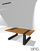 stoliki kawowe Stolik kawowy lity dębowy Drewno Design Loft Dąb 1