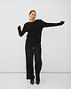 swetry damskie  Longsleeve sweter Let's talk black 1