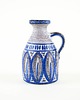 wazony Wazon ceramiczny z uchwytem, duński design, lata 60, produkcja: Dania 1