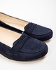 baleriny damskie ZAMSZOWE BALERINKI LORDSY - MODEL 025 - KOLOR GRANAT NUBUK 4