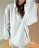 bluza z kapturem damska Bluza Patchouli light mocca melange 8