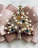 broszki Brosza z Choinką z perłami Mikołajki Święta 3